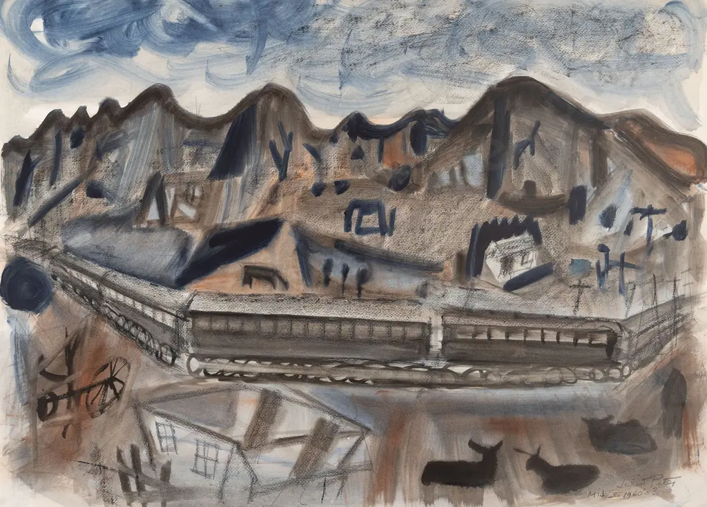 Juliet Peter (1915 - 2010) - Night Train On The Main Trunk Image 1++