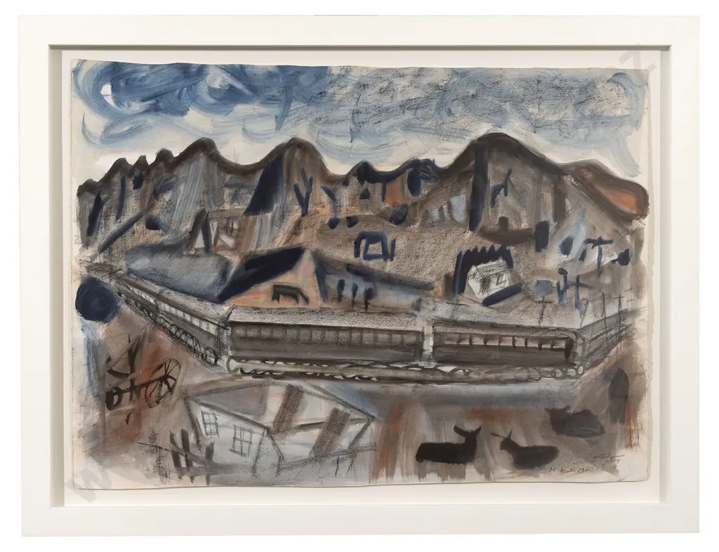 Juliet Peter (1915 - 2010) - Night Train On The Main Trunk Image 1++