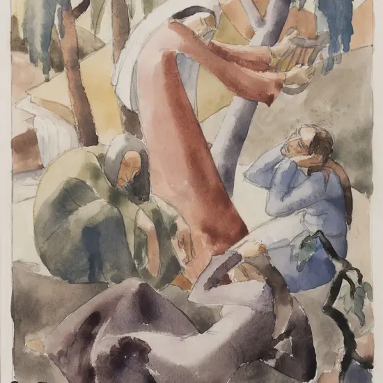 A Lois White (1903 - 1984) - By the Waters of Babylon