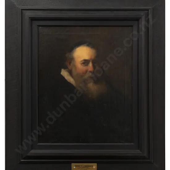 Charles Frederick Goldie (1870 - 1947) - Portrait of a Bourgomaster