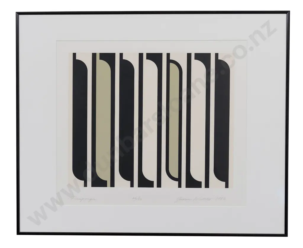 Gordon Walters (1919 - 1995) - Rauponga Image 1++