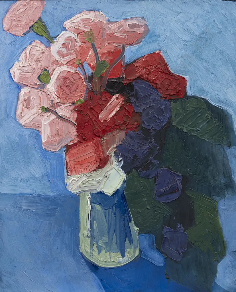 Michael Smither (b 1939) - Still Life with Roses Image 1++