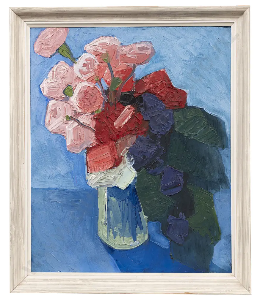 Michael Smither (b 1939) - Still Life with Roses Image 1++