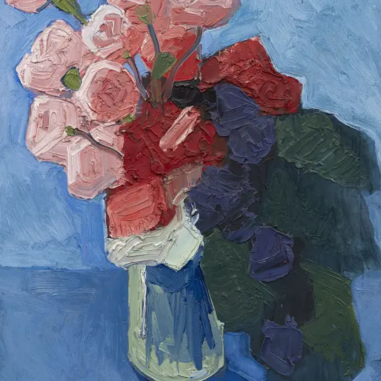 Michael Smither (b 1939) - Still Life with Roses