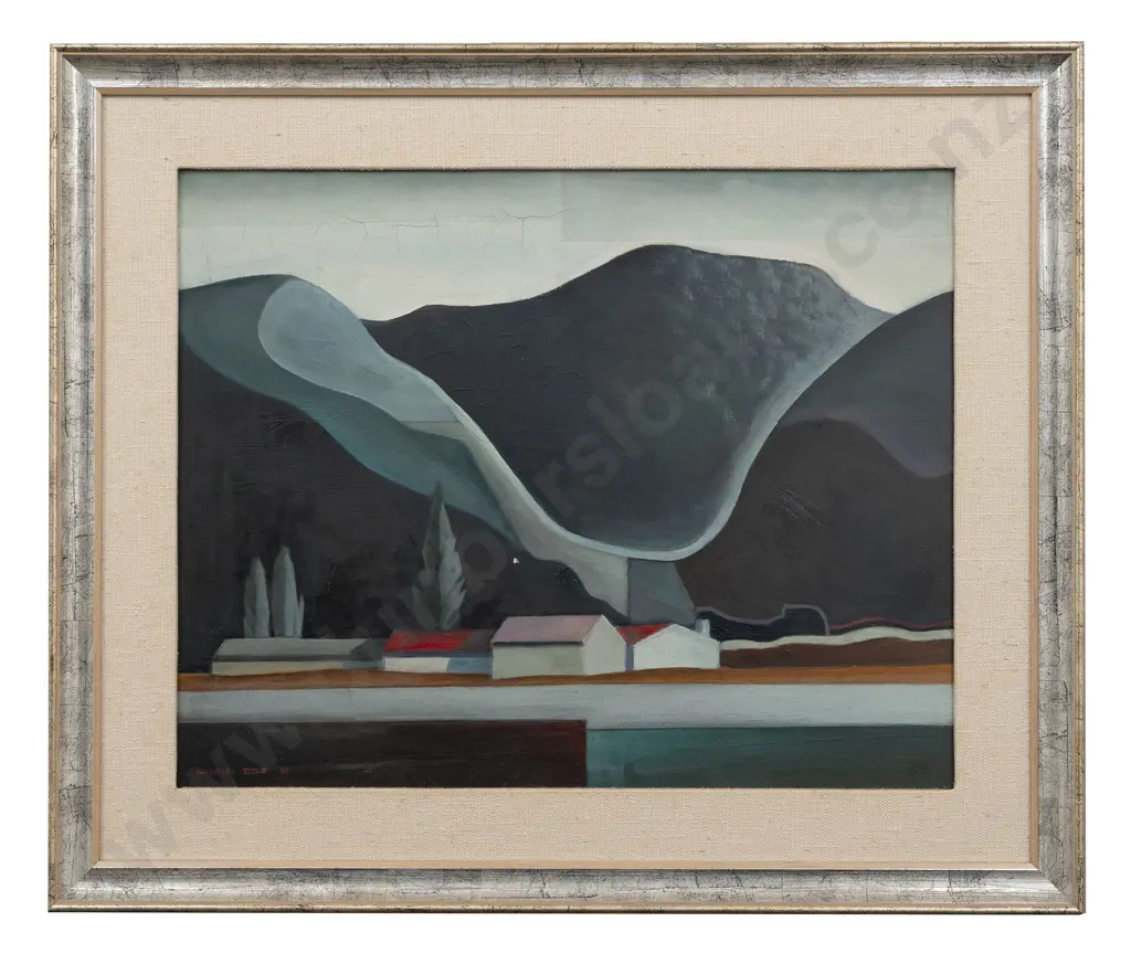 Charles Tole (1903 - 1988) - Hills near Picton Image 1++