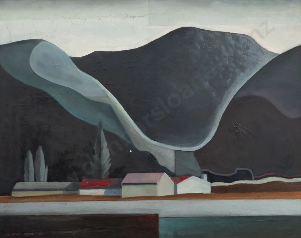Charles Tole (1903 - 1988) - Hills near Picton Image 1++