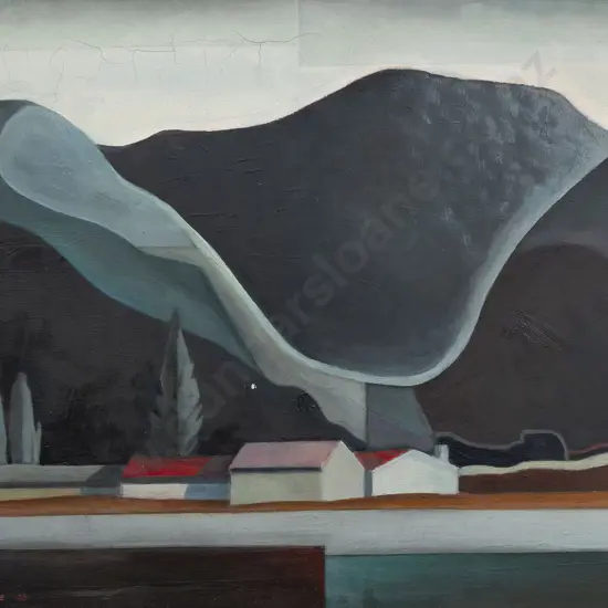 Charles Tole (1903 - 1988) - Hills near Picton