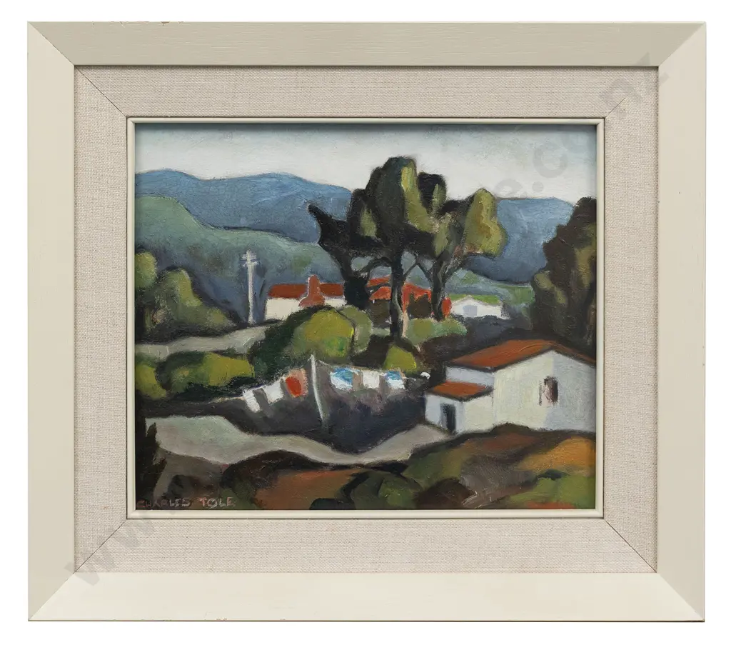 Charles Tole (1903 - 1988) - Summer Cottage (East Coast Bays) Image 1++