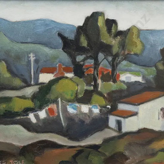 Charles Tole (1903 - 1988) - Summer Cottage (East Coast Bays)