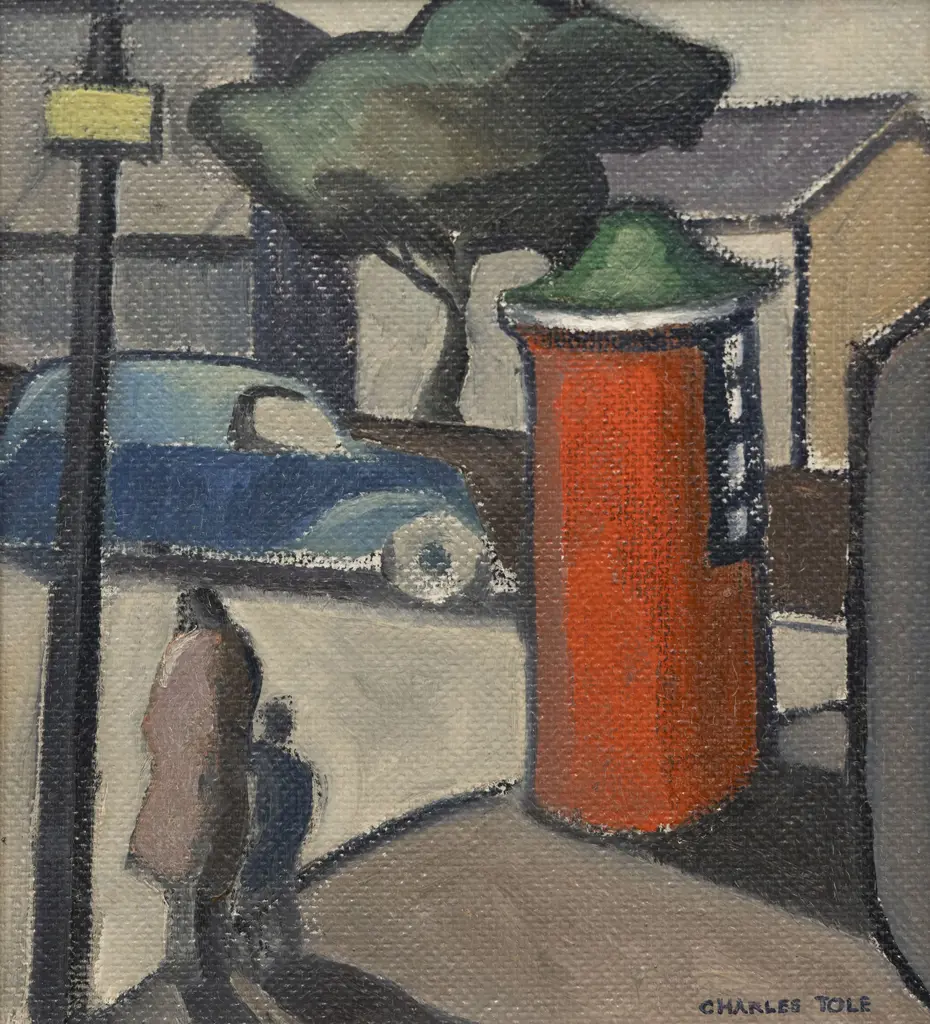 Charles Tole (1903 - 1988) - Untitled Street Scene Image 1++