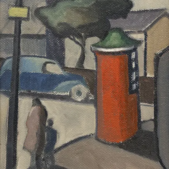Charles Tole (1903 - 1988) - Untitled Street Scene
