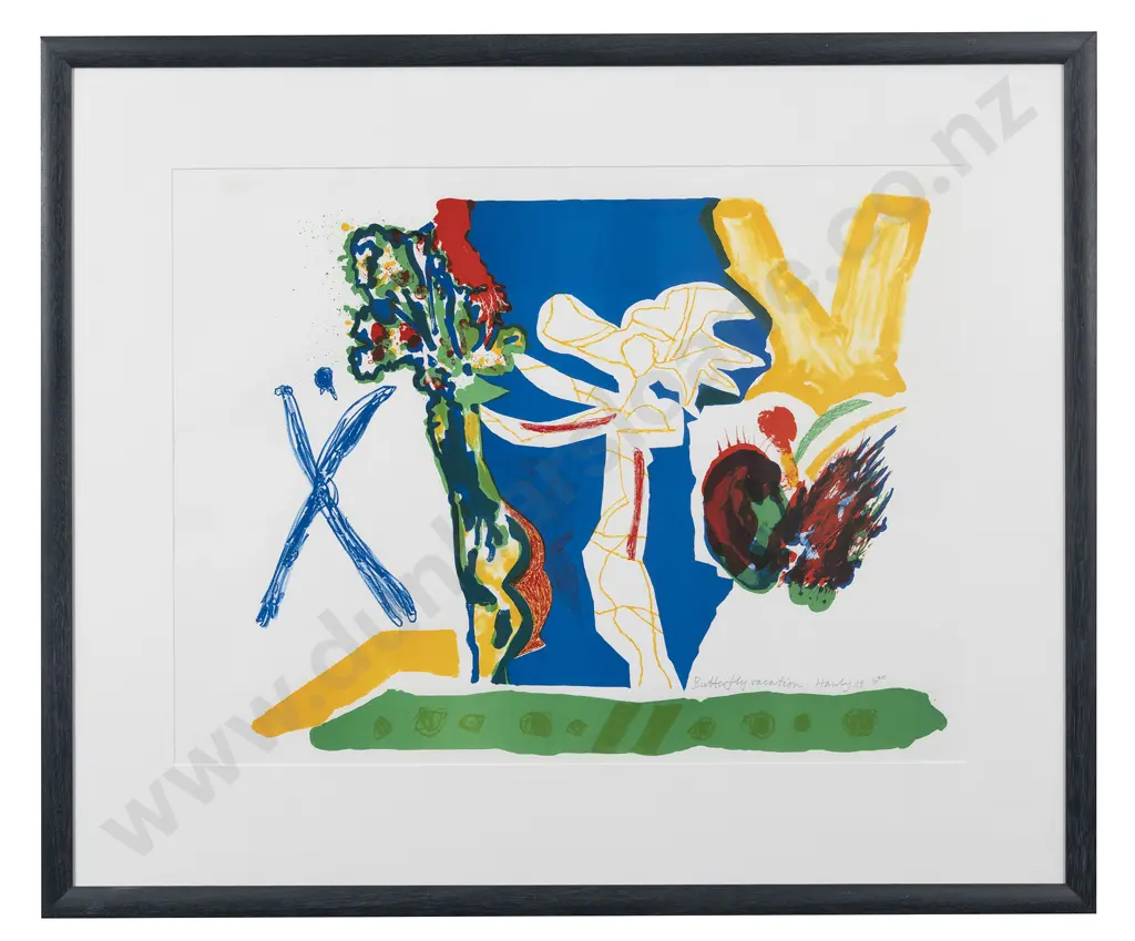 Pat Hanly (1932 - 2004) - Butterfly Vacation Image 1++