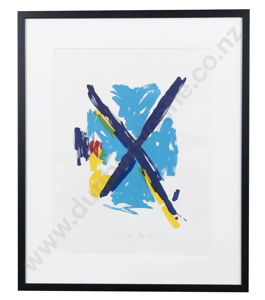 Allen Maddox (1948 - 2000) - Blue Cross Image 1++