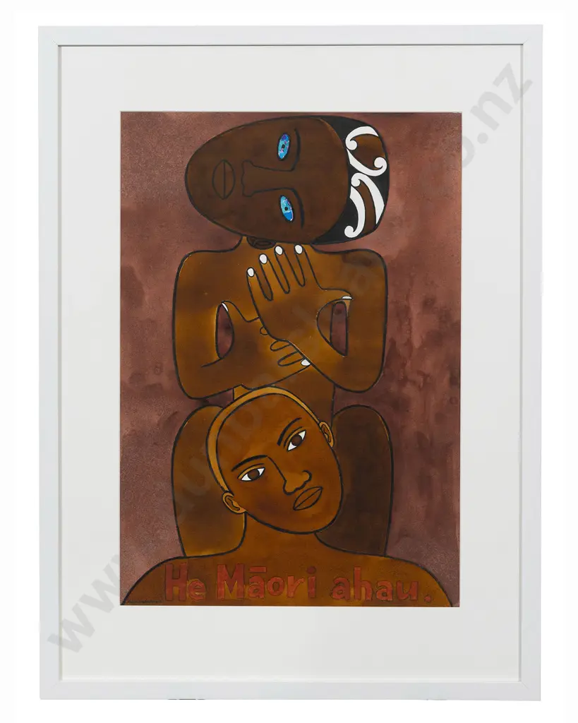 Robyn Kahukiwa (1938 - 2025) - Untitled Diptych Image 1++