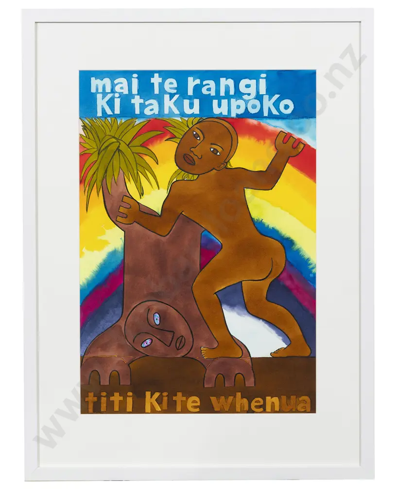 Robyn Kahukiwa (1938 - 2025) - Untitled Diptych Image 1++