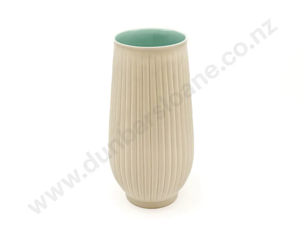 Clarice Cliff Ribbed Vase Image 1++