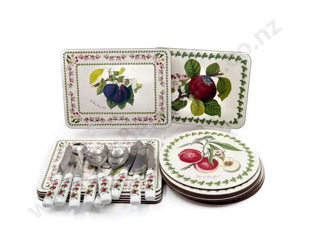 Port Meirion Serving Cutlery and Assorted Place Mats Image 1++