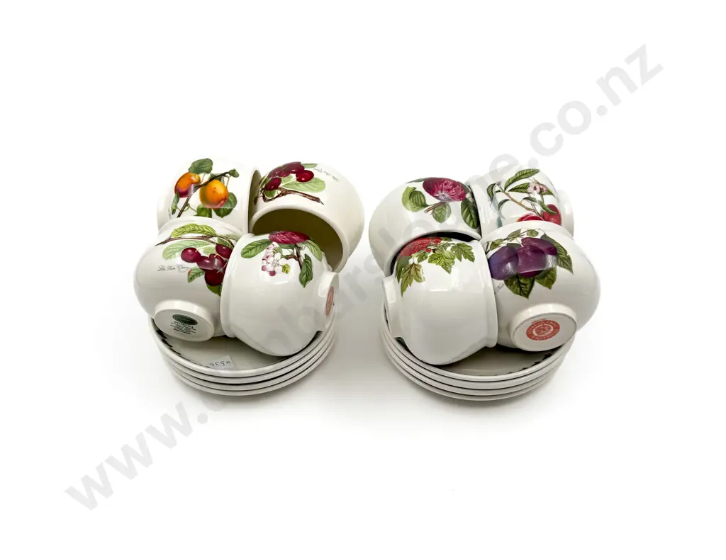 Eight Port Meirion Cups and Saucers Image 1++