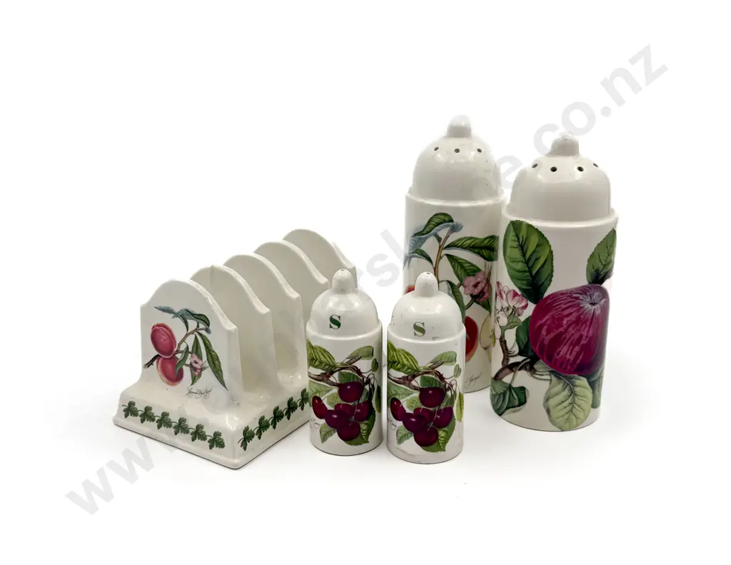 Five Pieces of Port Meirion Including Toast Rack Image 1++