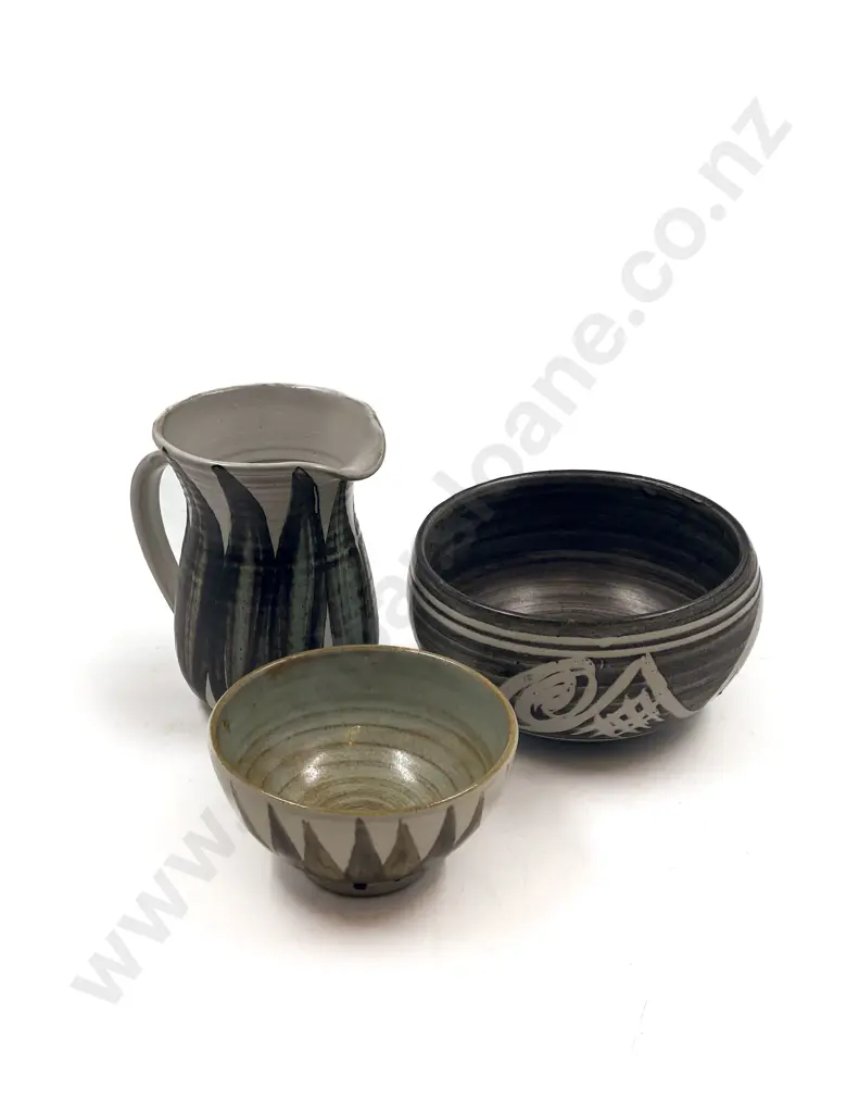 Three Pieces of Hamner Pottery Image 1++