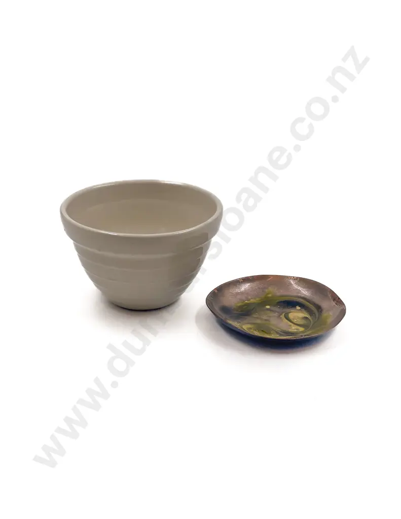 Small Delware Copper Dish Together With Small NZ Kitchenware Bowl Image 1++