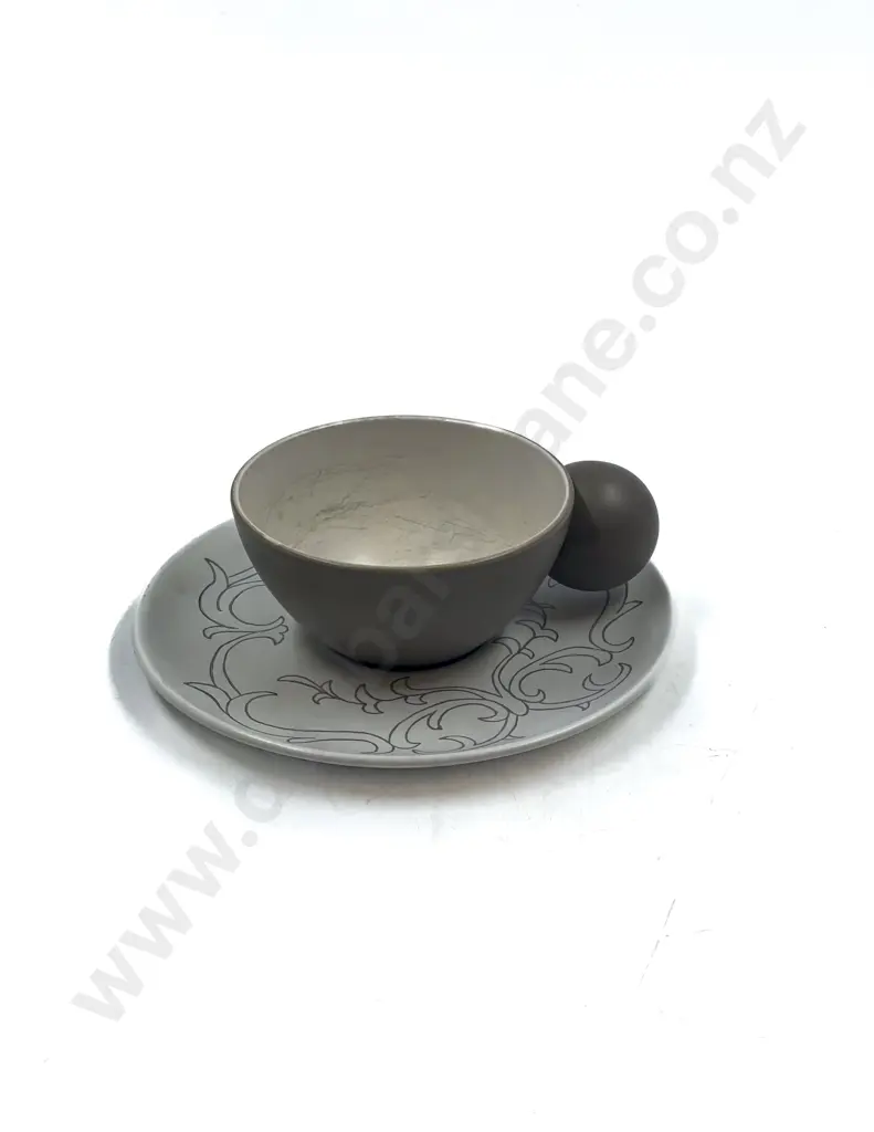 Crown Lynn "Santa Barbara"  Saucer with "Monterrrey" Cup Image 1++
