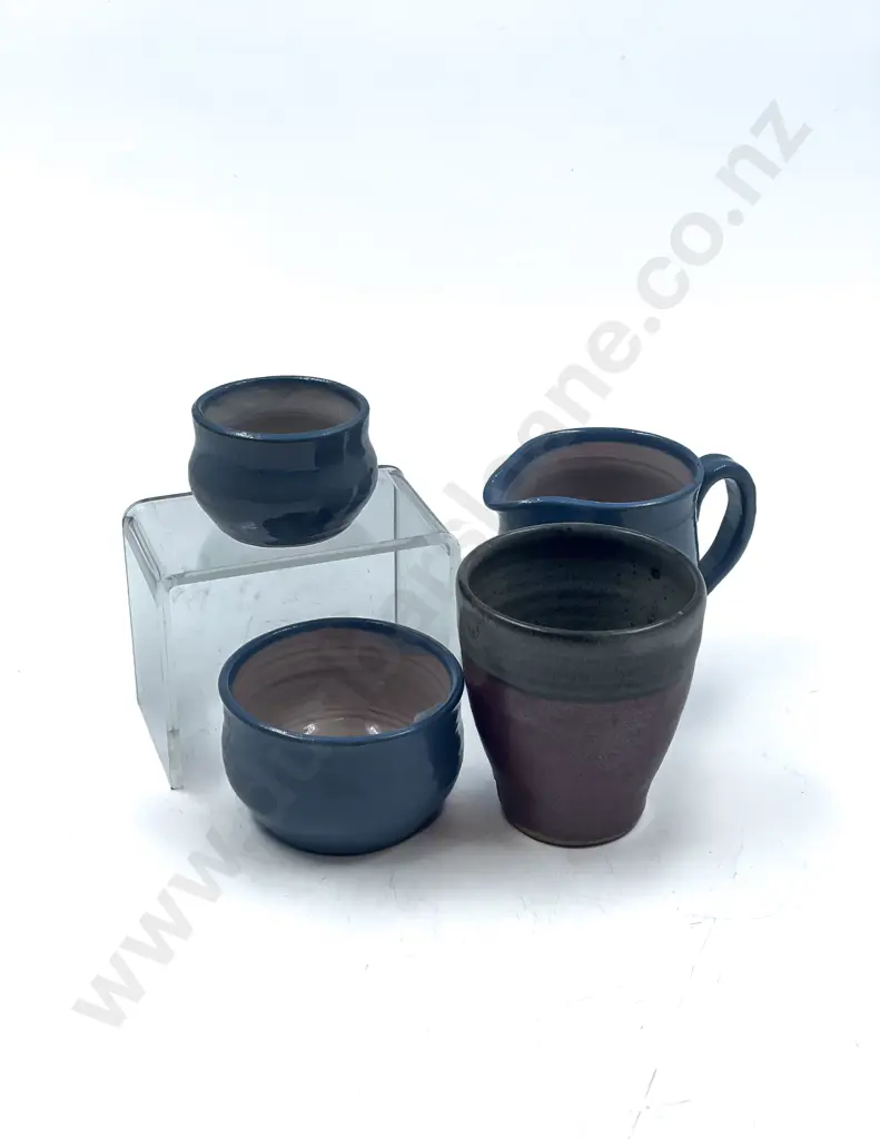 Three Pieces of Elizabeth Lissaman Pottery together with Other Image 1++