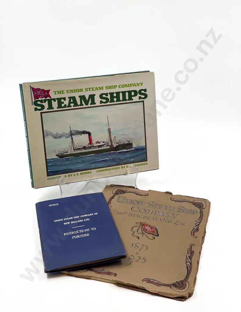 Three Assorted Steam Ship Company References Image 1++