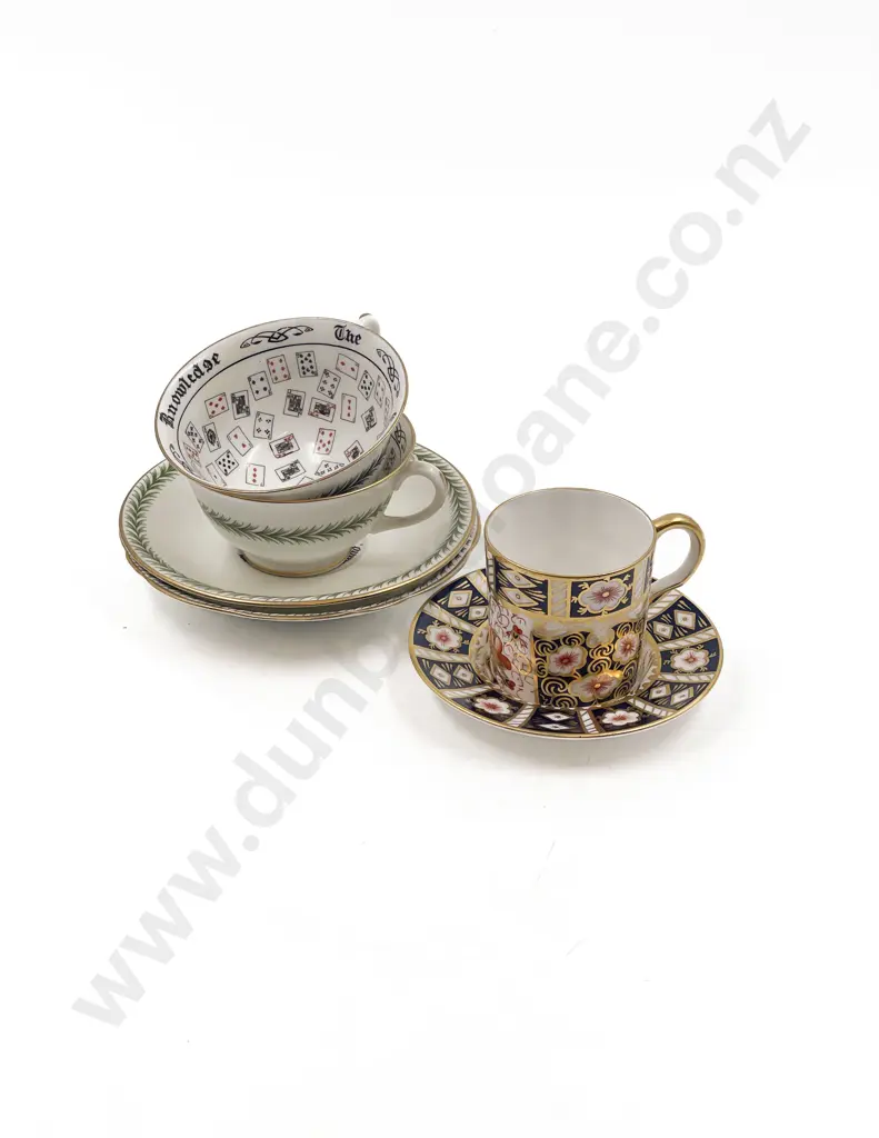 Two Aynsley Fortune Telling Cup and Saucer with RDC Coffee Cup and Saucer Image 1++