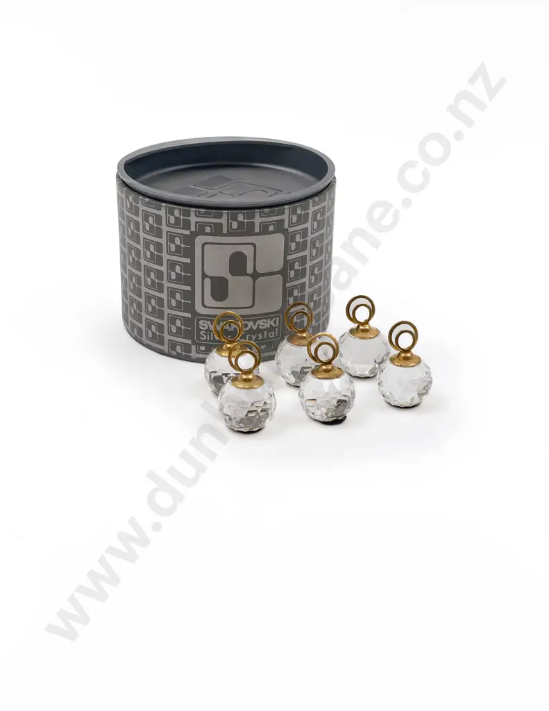 Swarovski Boxed Set of Six Place Holders Image 1++