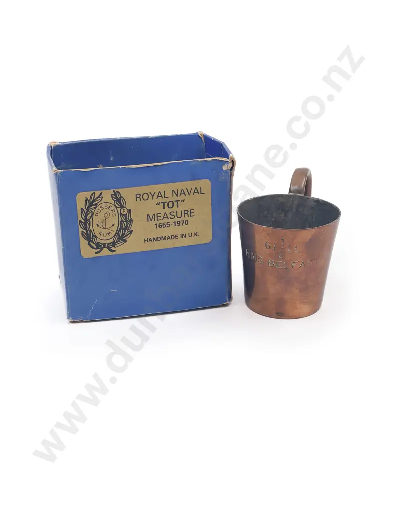 Boxed Royal Naval "Tot" Measure Image 1++