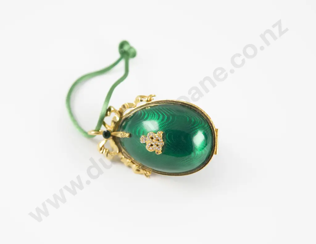 Boxed New Faberge Egg Trinket Box/Pendant Image 1++