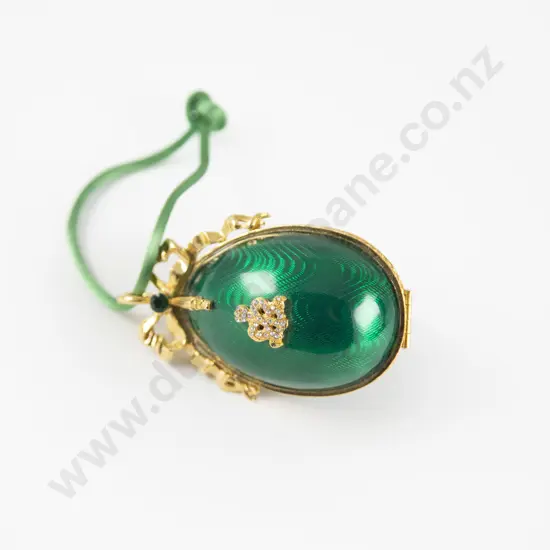 Boxed New Faberge Egg Trinket Box/Pendant
