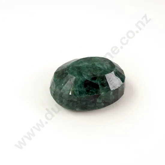 Large Green Emerald Mixed Oval Cut Gemstone