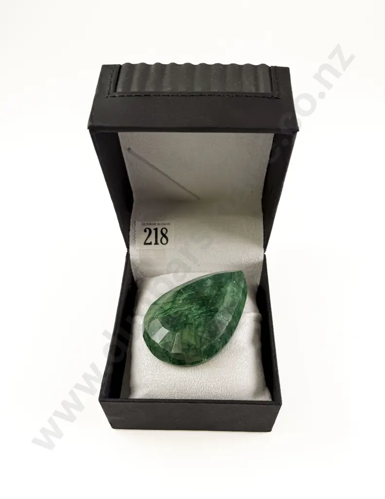 Large Green Emerald Mixed Pear Cut Gemstone Image 1++