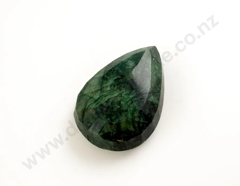 Large Green Emerald Mixed Pear Cut Gemstone Image 1++