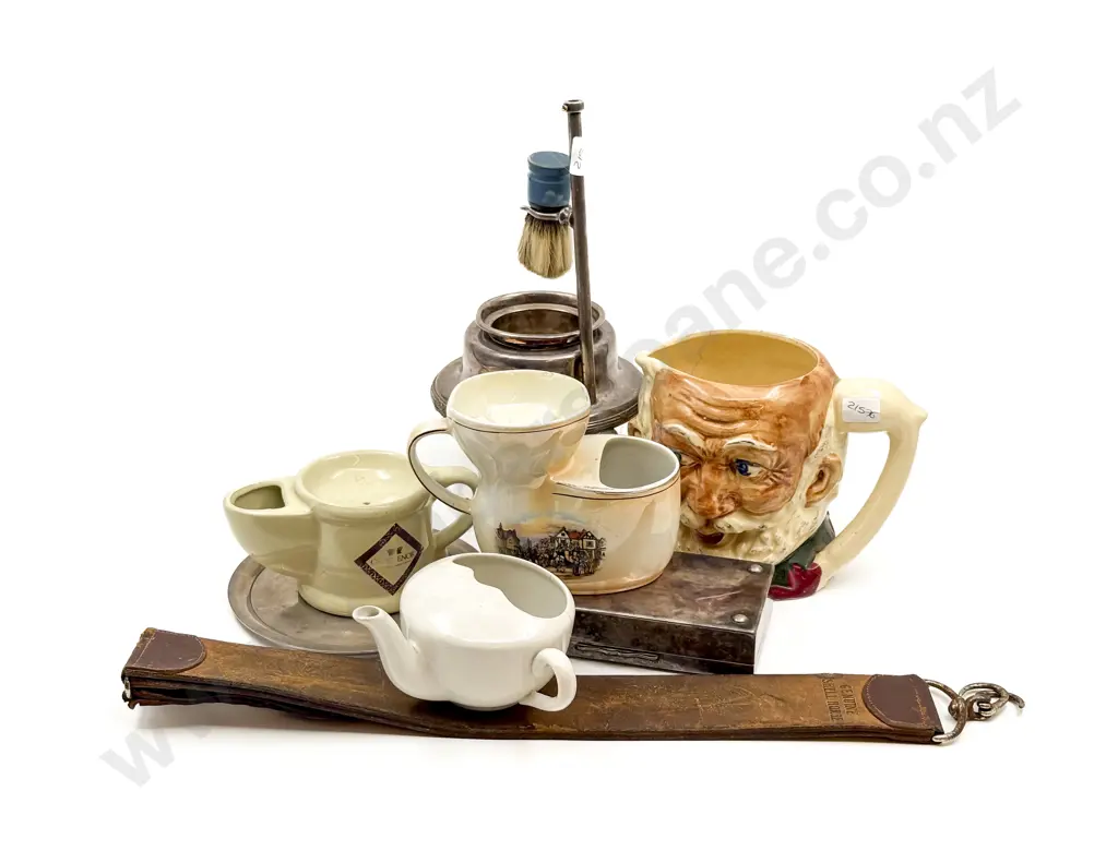 Qty of Assorted Including Character Jug and Plated Shaving Stand Etc Image 1++