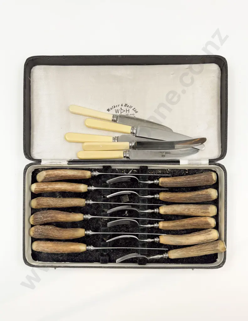 Boxed and Loose Bone and Horn Handled Cutlery Image 1++