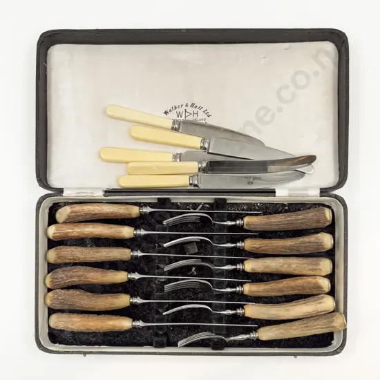 Boxed and Loose Bone and Horn Handled Cutlery