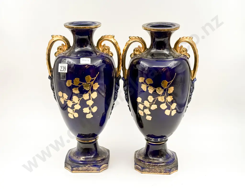 Pair of Decorative Mantle Vases Image 1++