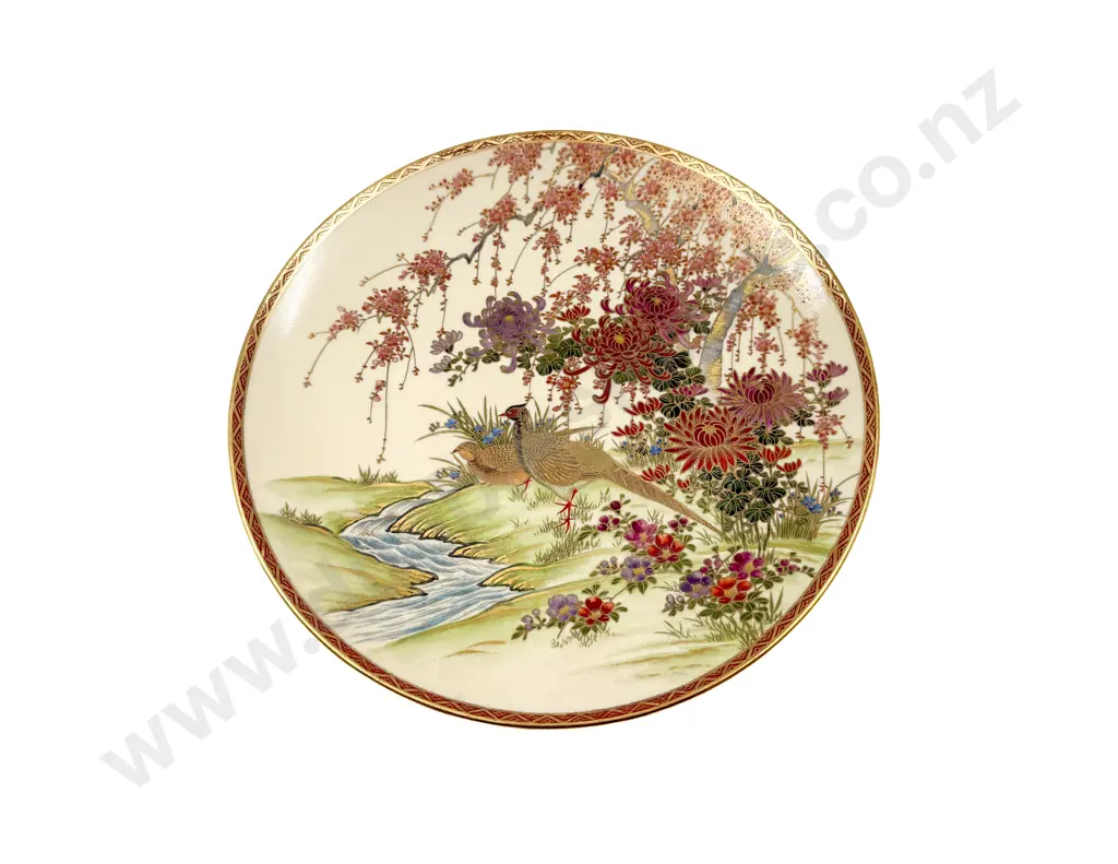 Two Satsuma Hanging Wall Plates Image 1++