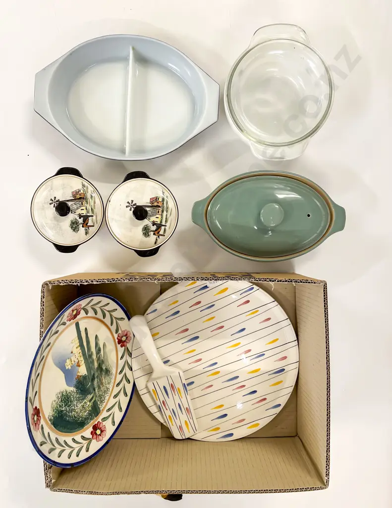 Qty of Assorted Oven Dishes Including Denby Image 1++