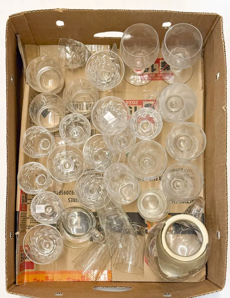 Assorted Glassware Together With Bellows Image 1++