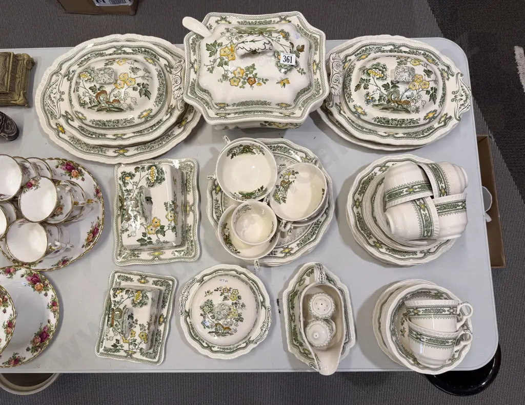 Mason's "Manchu" Part Dinnerset Image 1++