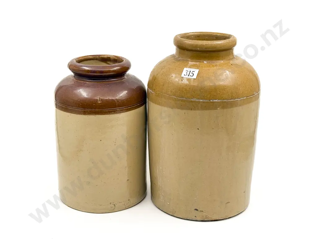 Two Stoneware Crocks Image 1++
