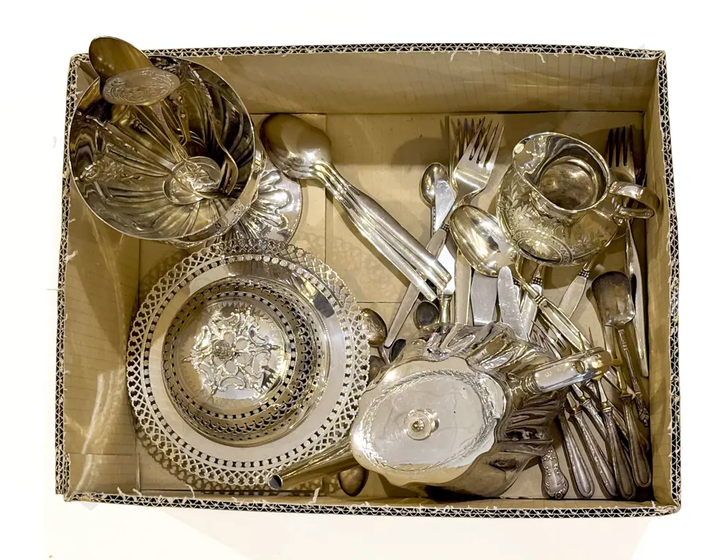 Qty of Assorted S/P Including Inscribed Trophy Image 1++