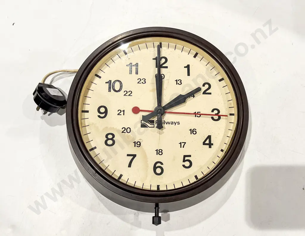 NZ Railways Station Clock Image 1++