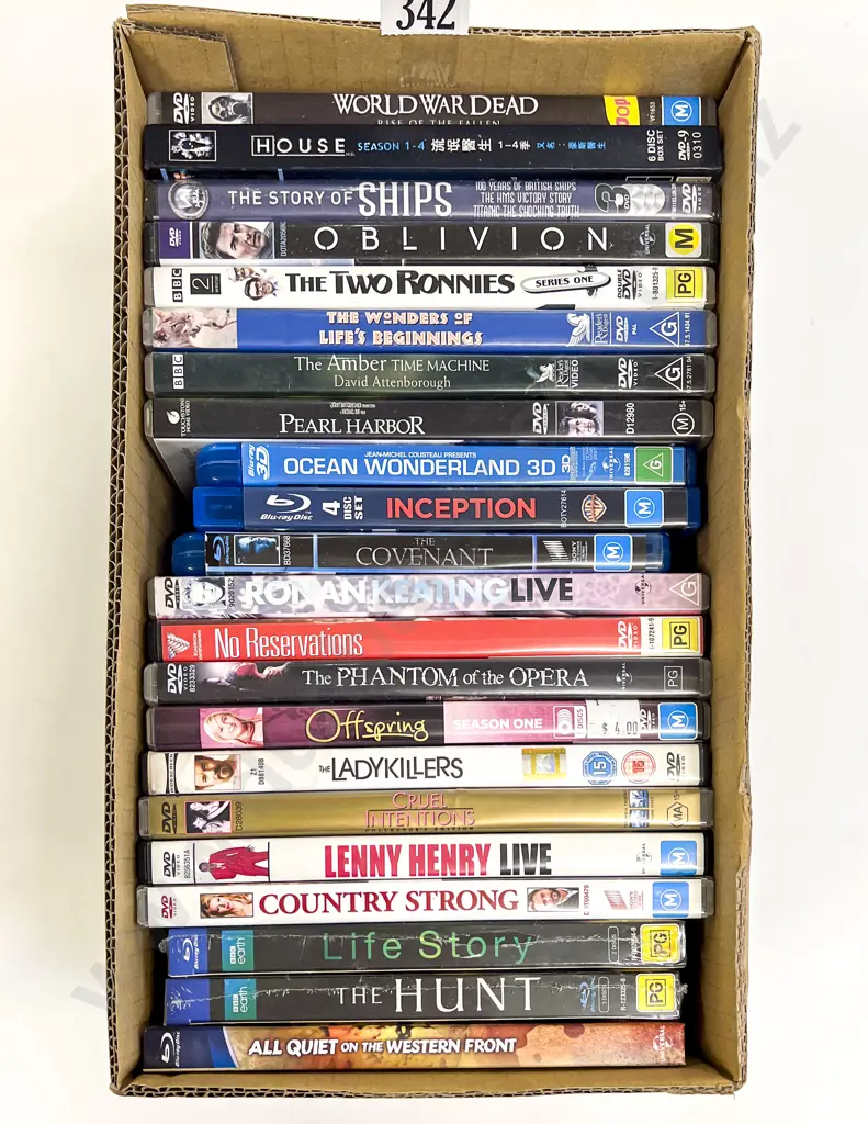 Qty of Assorted DVD's Including Some Blu-Ray Image 1++