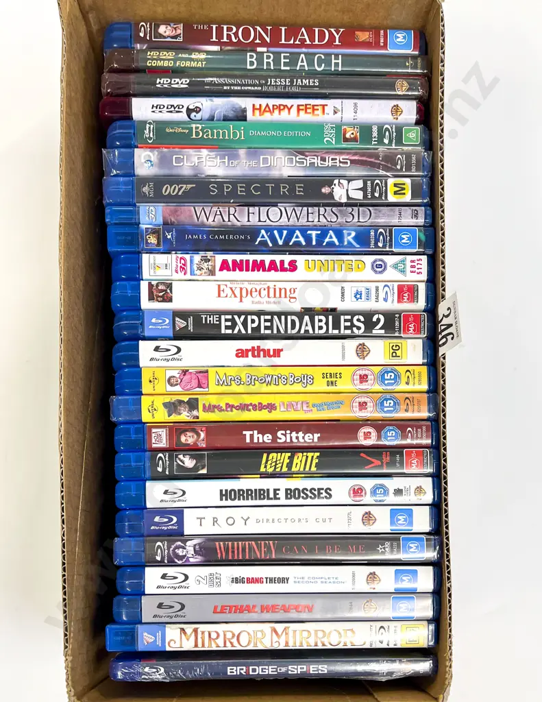 Qty of Assorted Mostly Blu-Ray DVD's Image 1++