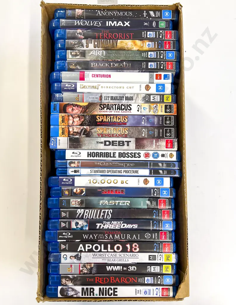Qty of Assorted Blu-Ray DVD's Image 1++